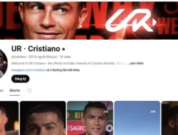 Cristiano Ronaldo Menjalani Karier Baru sebagai Youtuber