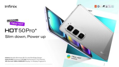 Infinix Hot 50 Pro Plus Resmi Diluncurkan dengan Desain Tipis dan Chip Helio G100