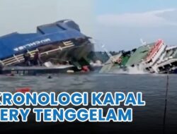 Kapal Feri KMP Mukhlisa Tenggelam: Dua Penumpang Masih Terjebak di Dalam