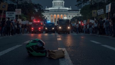 Driver Ojol Tewas Dilindas Rantis Brimob Saat Demo di Jakarta