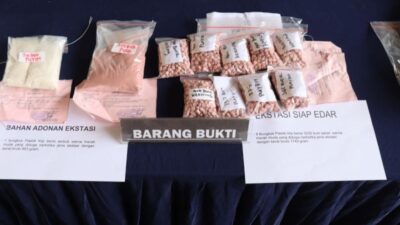 Penggerebekan Pabrik Narkoba di Jakarta: Polisi Amankan Ribuan Butir Ekstasi