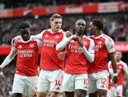 Arsenal Menang Besar di Derby London Utara