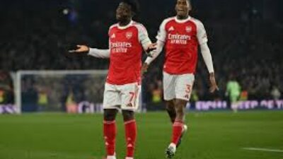 Bukayo Saka Bangga Persembahkan Kemenangan di Penampilan ke-300 untuk Arsenal