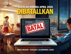 Sekolah Daring 2026 Dihentikan: Hemat Energi Bisa Ditunda, Risiko Anak Kehilangan Kualitas Belajar Tidak